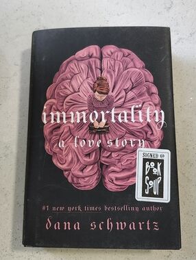 SIGNED Immortality: A Love Story by Dana Schwartz- Hardcover First Edition